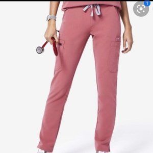 Figs Yola Skinny Scrub Bottoms- Mauve